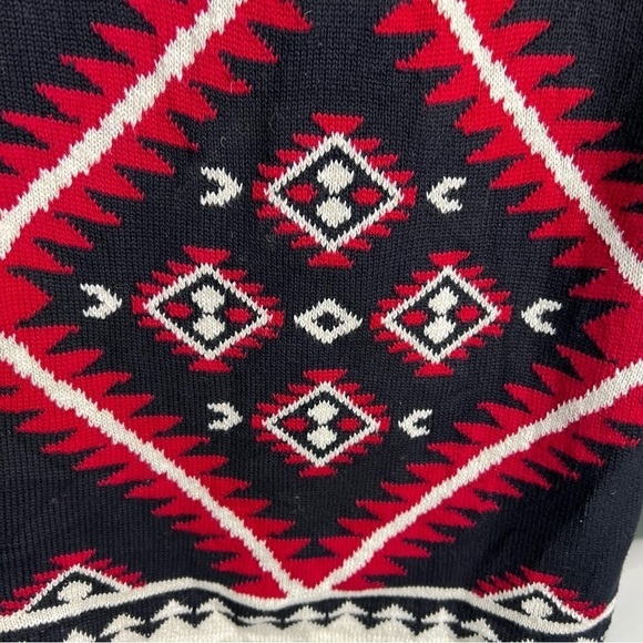 Ralph Lauren Southwestern Tunic Sweater Aztec Size Large - Picture 7 of 11